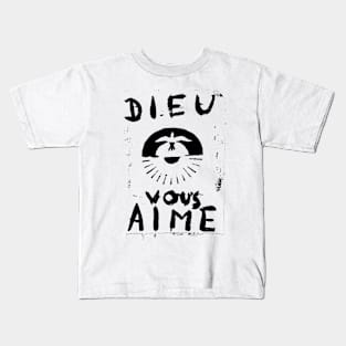 norman reedus as daryl dixon, the walking dead dieu vous aime Kids T-Shirt